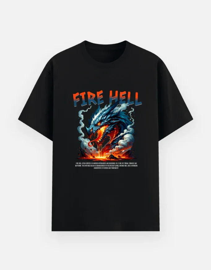 The Infernal Dragon Heavy Metal Tee - VIVA ENTERPRISES 