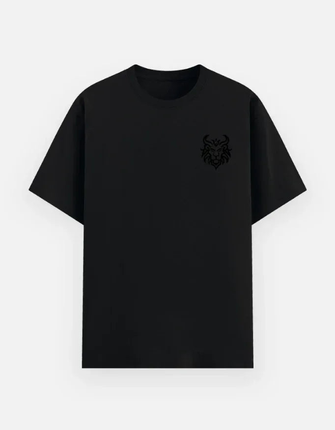 Horned Lion/Mythical Beast Pocket Print Tee - VIVA ENTERPRISES 