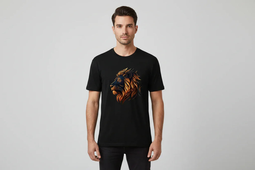 Unisex Basic Lion T-Shirt - VIVA ENTERPRISES 