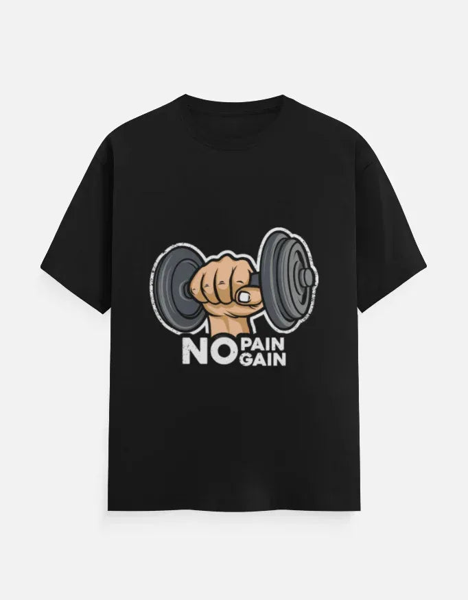 No Pain Gain Classic Crew T-Shirt - VIVA ENTERPRISES 