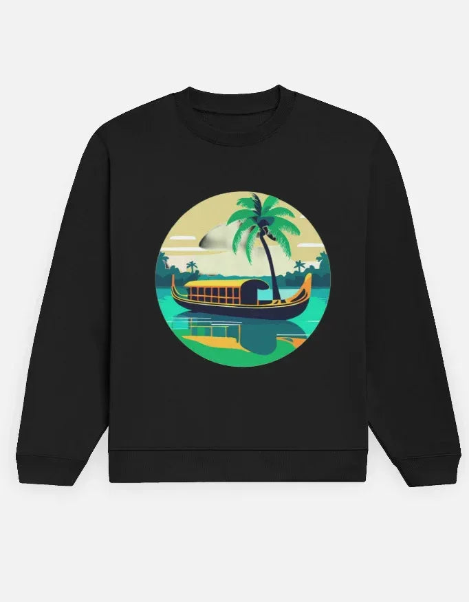 Kerala Backwaters Sweatshirt - VIVA ENTERPRISES 