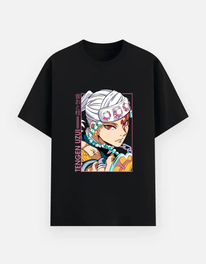 Tengen Uzui The Sound Hashira Demon Slayer T-Shirt - VIVA ENTERPRISES 