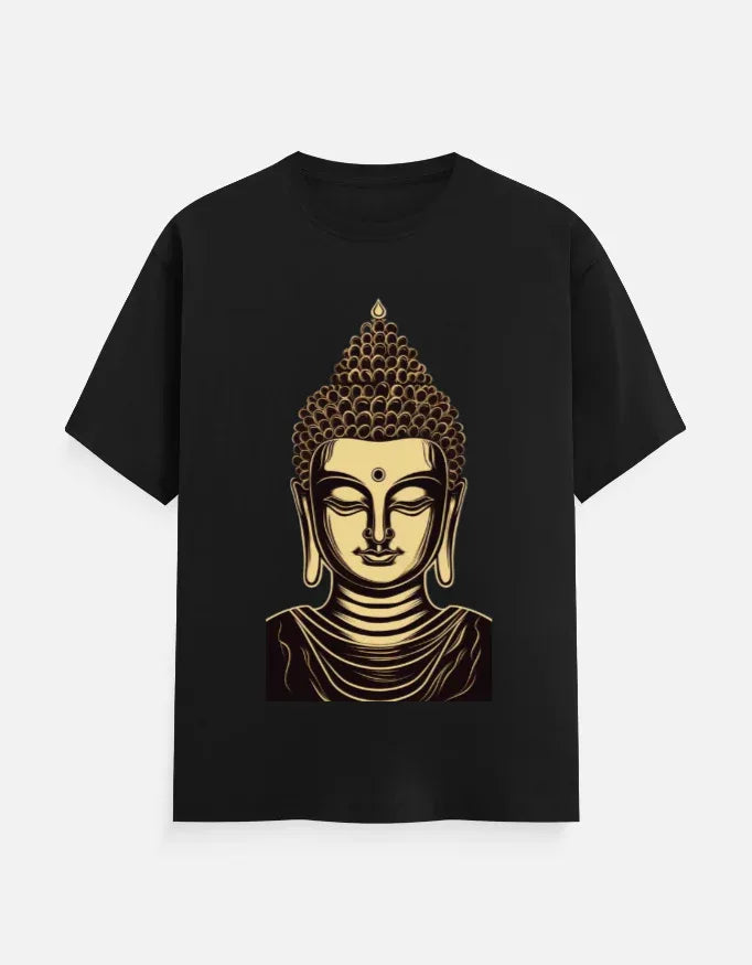 Lord Buddha Spiritual Graphic T-Shirt - VIVA ENTERPRISES 