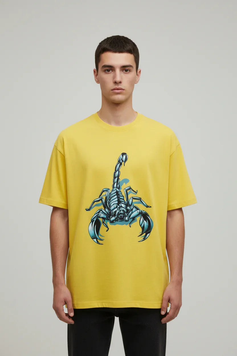 Chrome Scorpion Classic Crew T-Shirt - VIVA ENTERPRISES 