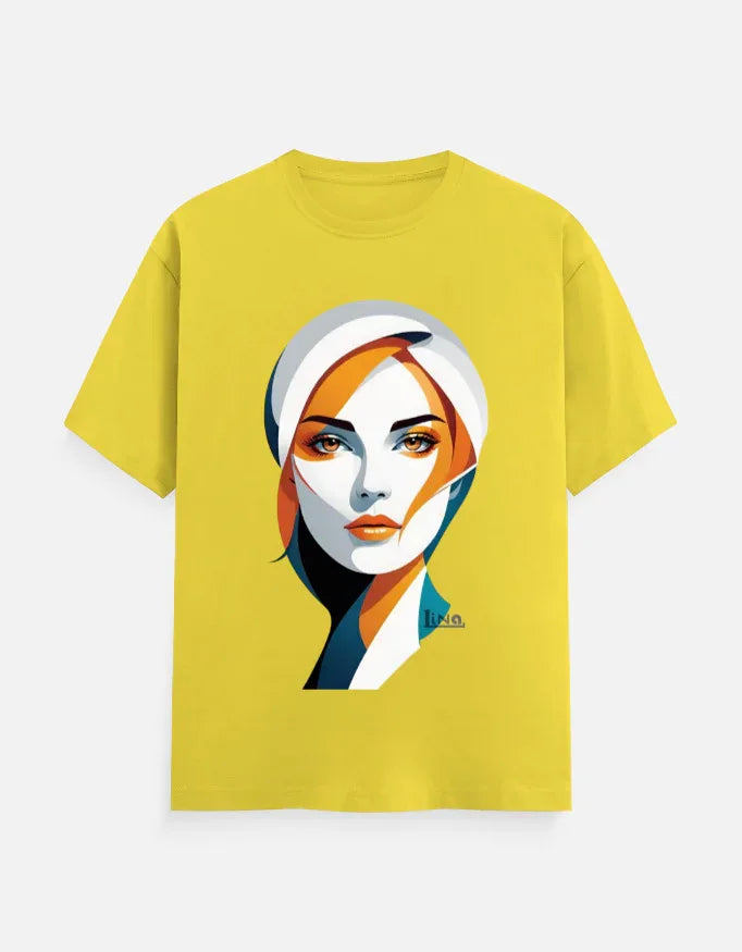 Modern Minimalist Woman Portrait Graphic T-Shir - VIVA ENTERPRISES 