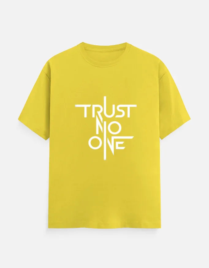 Trust No One Graphic Printed Men's T-Shirt | Premium Cotton - VIVA ENTERPRISES 