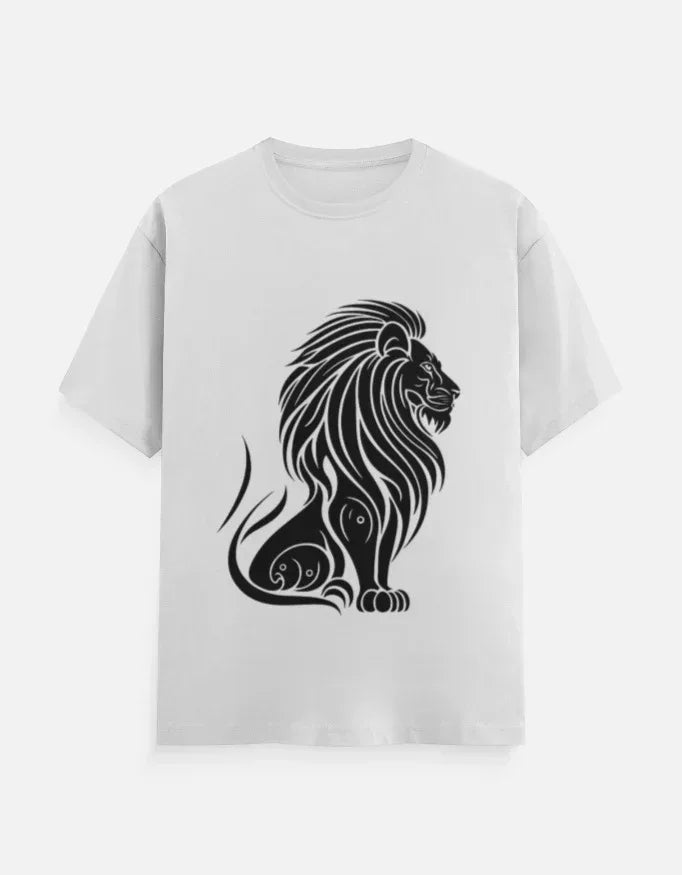 Tribal Lion T-Shirt- T-Shirt - VIVA ENTERPRISES 