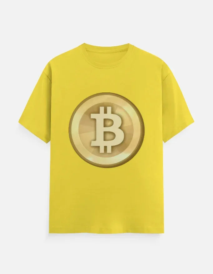 Cryptocurrency Bitcoin Coin Graphic T-Shirt - VIVA ENTERPRISES 