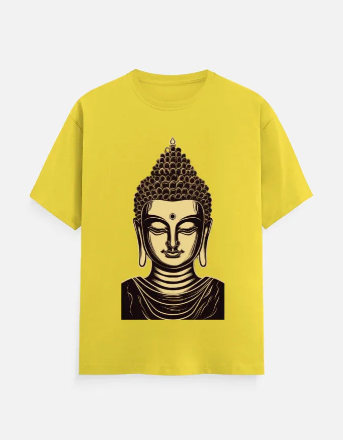 Lord Buddha Spiritual Graphic T-Shirt - VIVA ENTERPRISES 