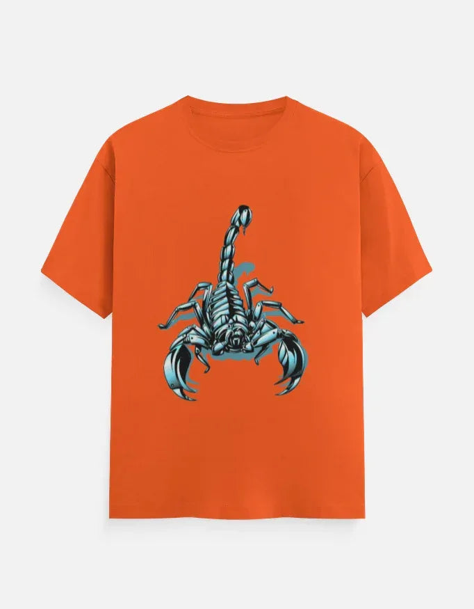 Chrome Scorpion Classic Crew T-Shirt - VIVA ENTERPRISES 