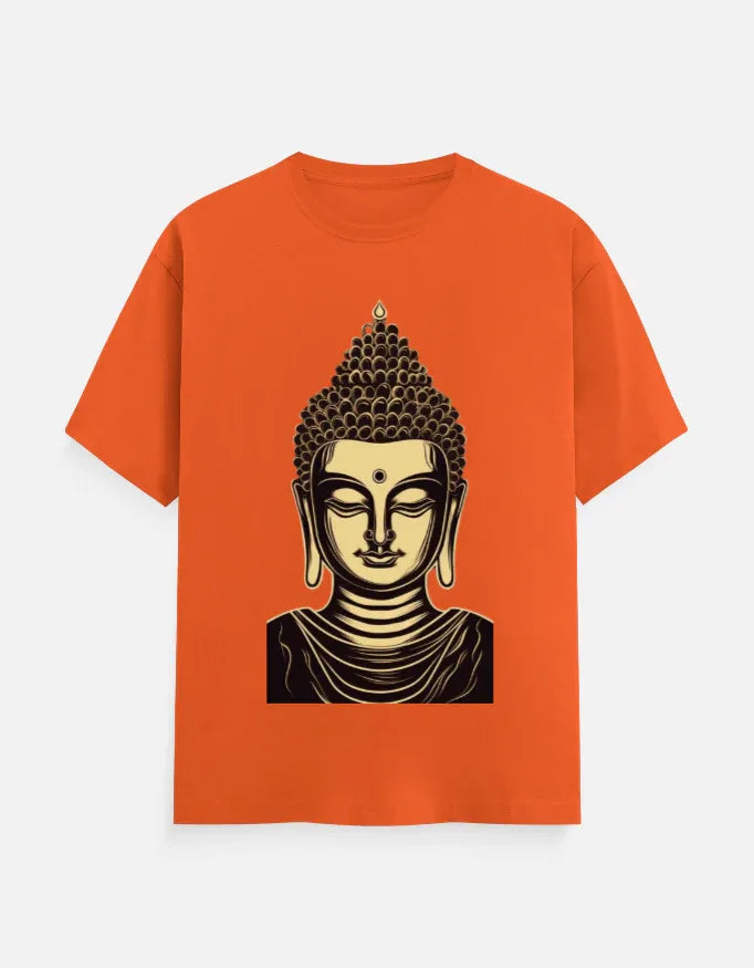 Lord Buddha Spiritual Graphic T-Shirt - VIVA ENTERPRISES 