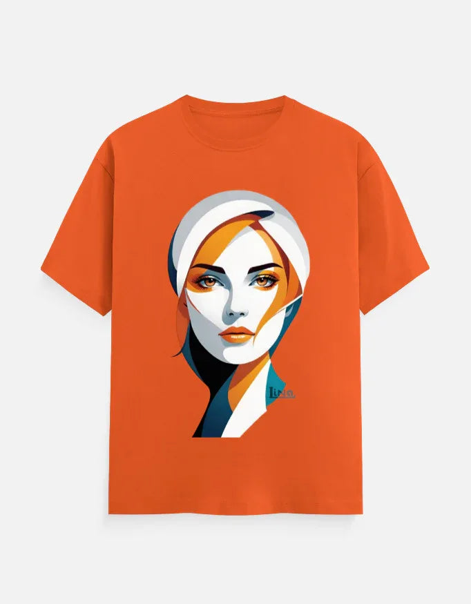 Modern Minimalist Woman Portrait Graphic T-Shir - VIVA ENTERPRISES 