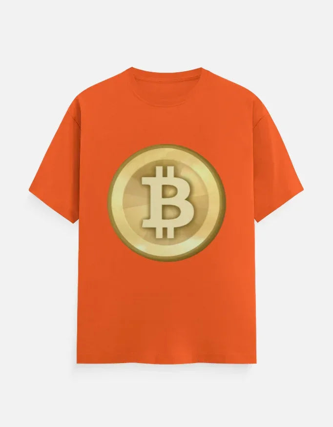 Cryptocurrency Bitcoin Coin Graphic T-Shirt - VIVA ENTERPRISES 