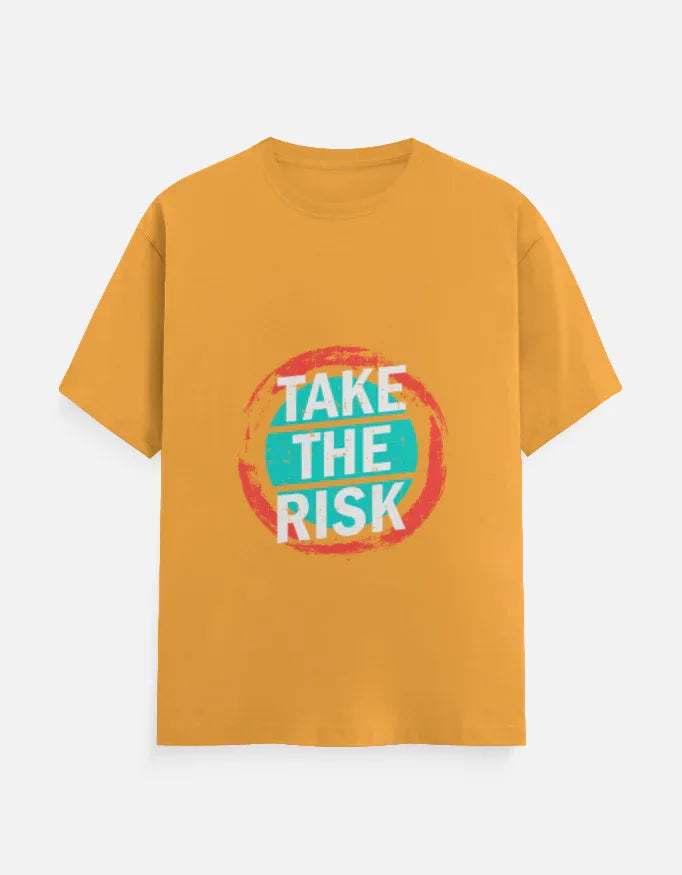"TAKE THE RISK" Graphic T-Shirt | Motivational Quote Tee - VIVA ENTERPRISES 