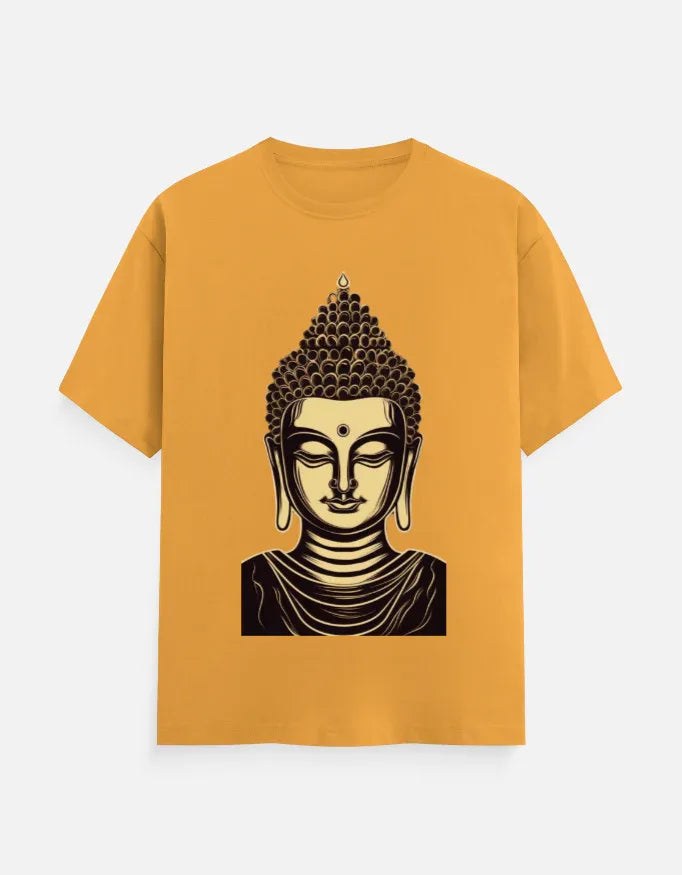 Lord Buddha Spiritual Graphic T-Shirt - VIVA ENTERPRISES 