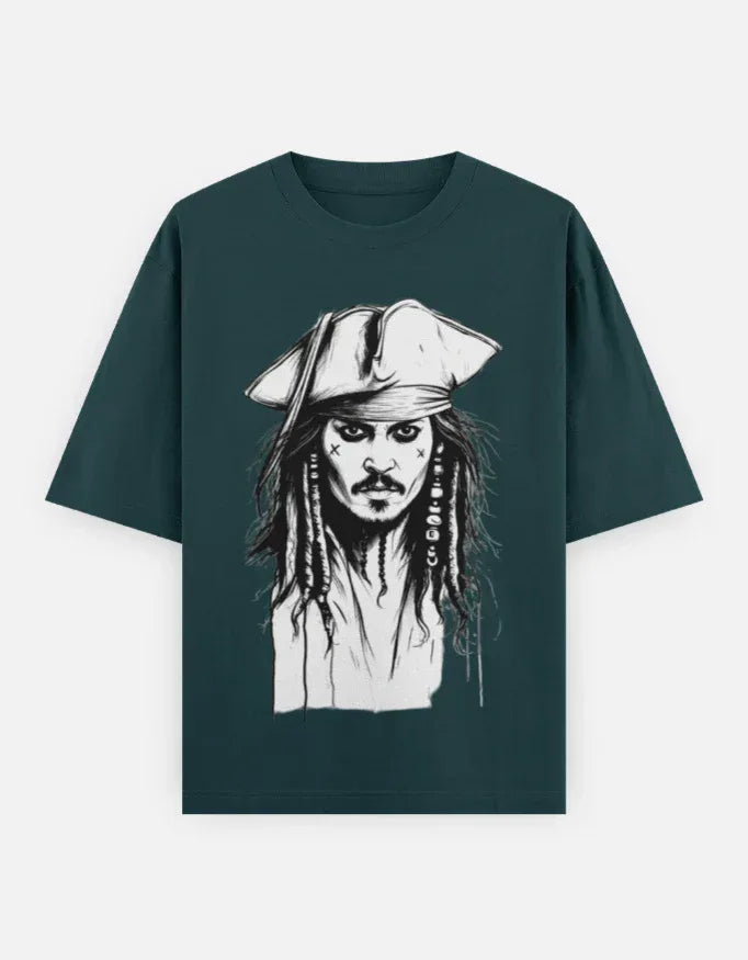 The Captain Jack Sparrow T-shirt T-Shirt - VIVA ENTERPRISES 