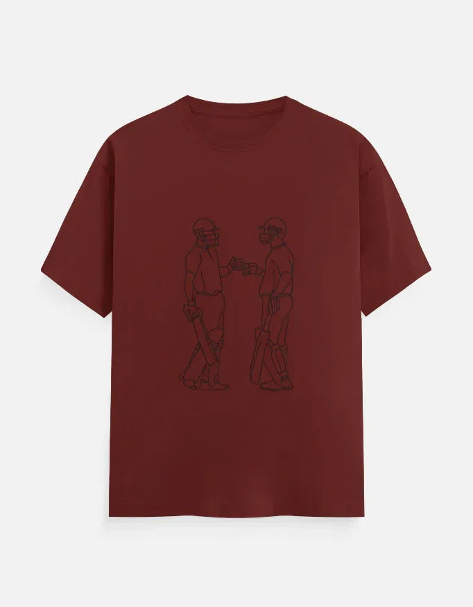 Cricket Camaraderie Crew T-Shirt - VIVA ENTERPRISES 