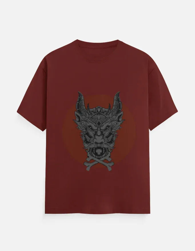 Japanese Hannya/Demon Mask Tee - VIVA ENTERPRISES 