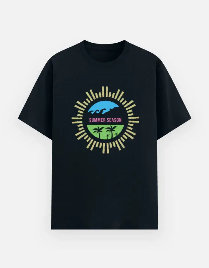 Summer Season Graphic T-Shirt - VIVA ENTERPRISES 
