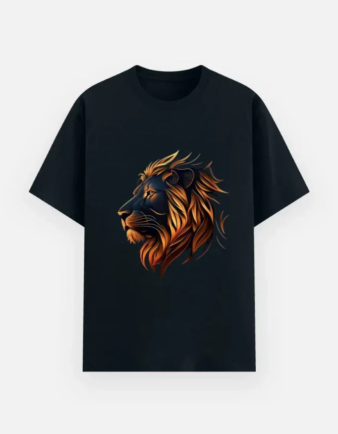 Unisex Basic Lion T-Shirt - VIVA ENTERPRISES 