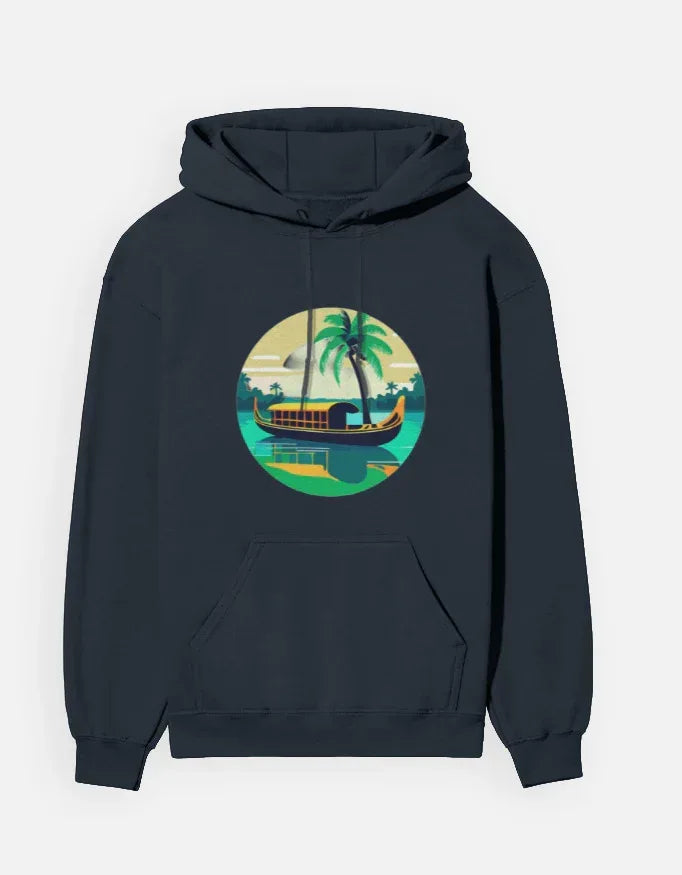 Kerala Backwaters Boat Sweatshirt - VIVA ENTERPRISES 