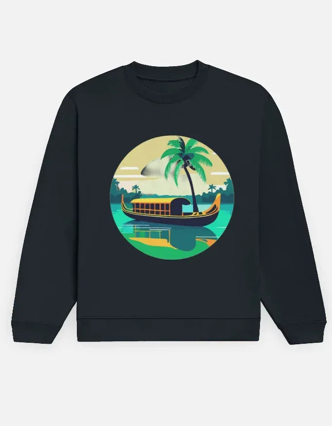 Kerala Backwaters Sweatshirt - VIVA ENTERPRISES 