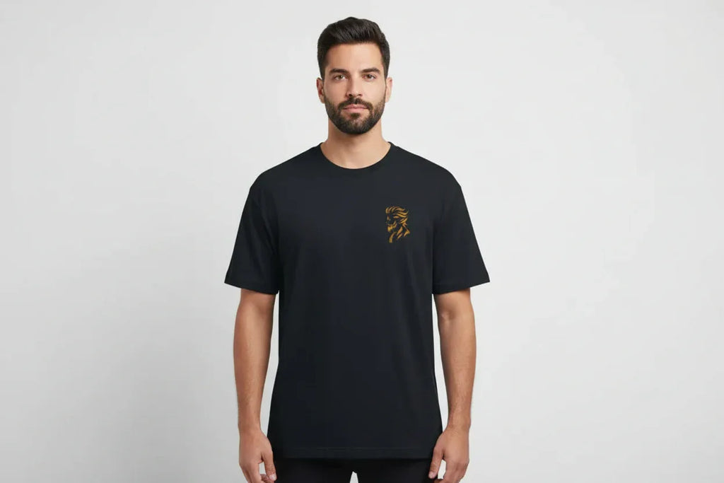 Gold Tone Head Graphic - VIVA ENTERPRISES 