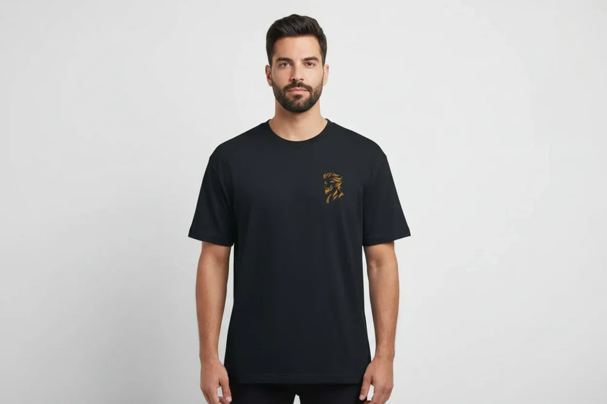 Gold Tone Head Graphic - VIVA ENTERPRISES 