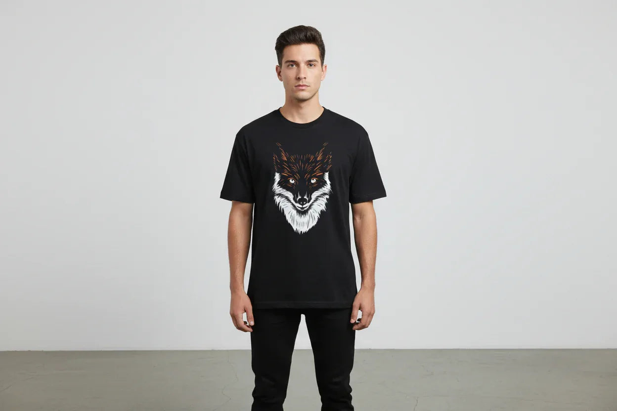 Monochrome Blaze Classic Crew T-Shirt - VIVA ENTERPRISES 