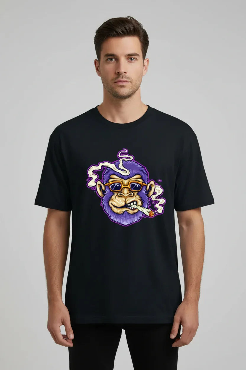 Cartoon Gorilla Wearing Sunglasses and Smoking - VIVA ENTERPRISES 