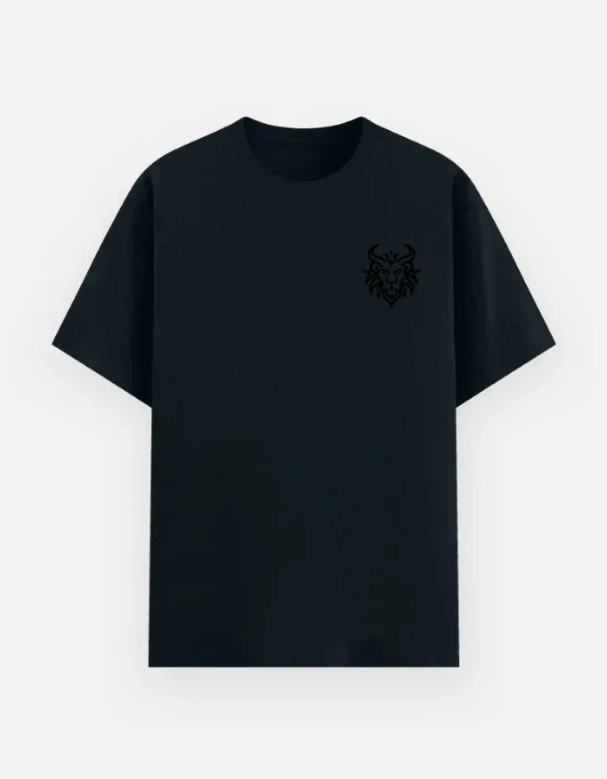 Horned Lion/Mythical Beast Pocket Print Tee - VIVA ENTERPRISES 