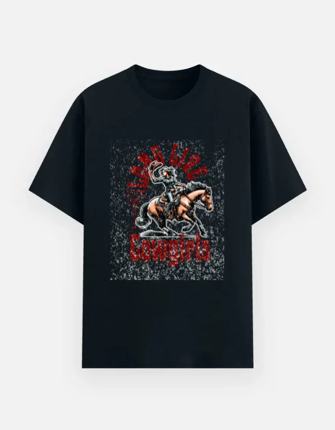 Wild Cowboy Bucking Bronc Rodeo T-Shirt - VIVA ENTERPRISES 