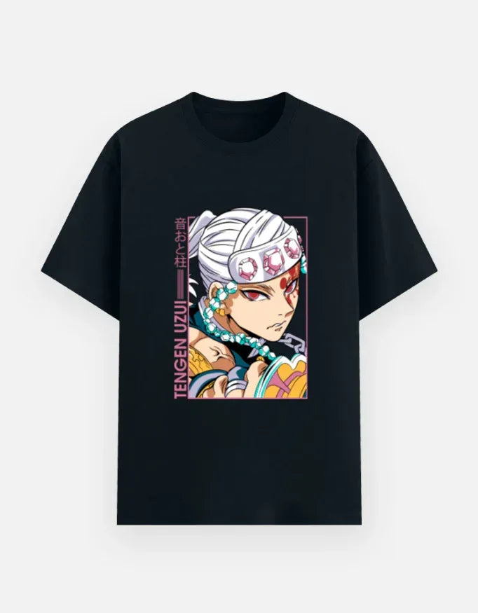 Tengen Uzui The Sound Hashira Demon Slayer T-Shirt - VIVA ENTERPRISES 