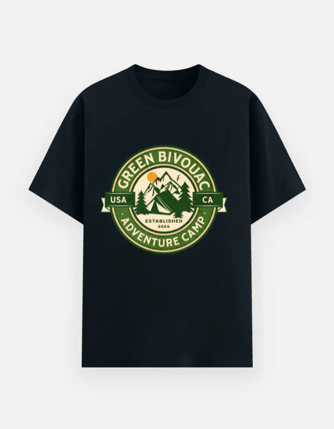 Advanture camp Printed Basic T-Shirt - VIVA ENTERPRISES 