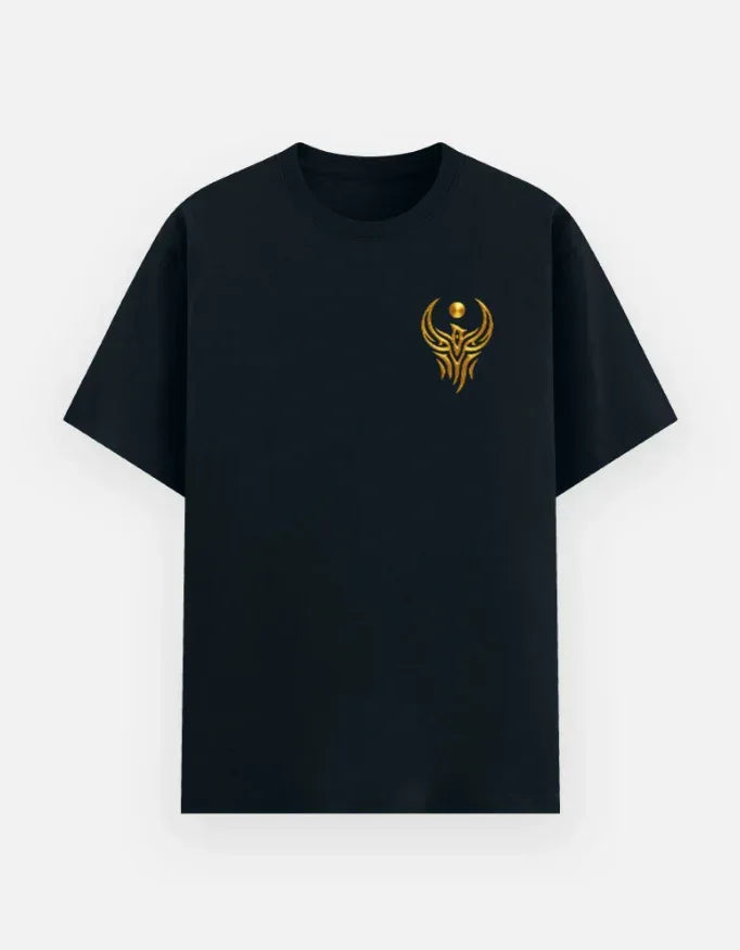 Golden Tribal Crest Tee - VIVA ENTERPRISES 