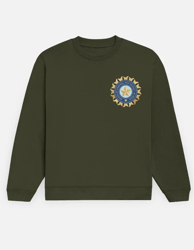 Team India Spirit Tee | Classic Logo Fan Wear Unisex Sweatshirt - VIVA ENTERPRISES 