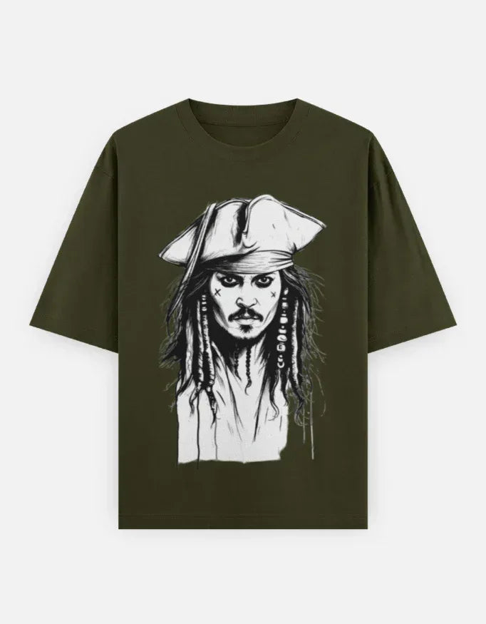 The Captain Jack Sparrow T-shirt T-Shirt - VIVA ENTERPRISES 