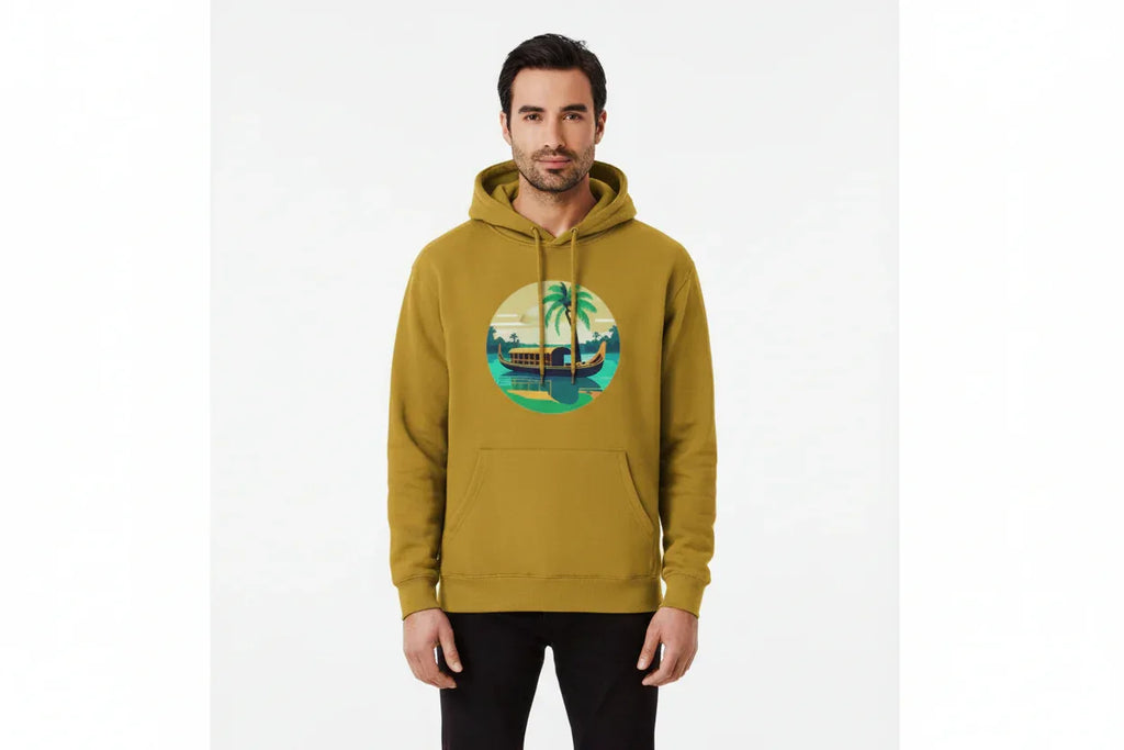 Kerala Backwaters Boat Sweatshirt - VIVA ENTERPRISES 