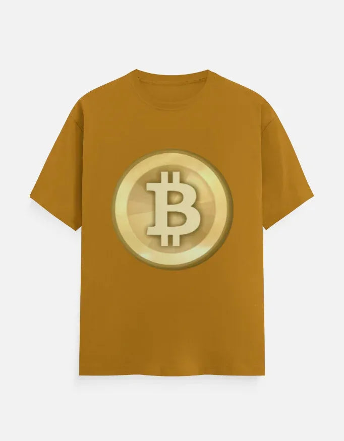 Cryptocurrency Bitcoin Coin Graphic T-Shirt - VIVA ENTERPRISES 