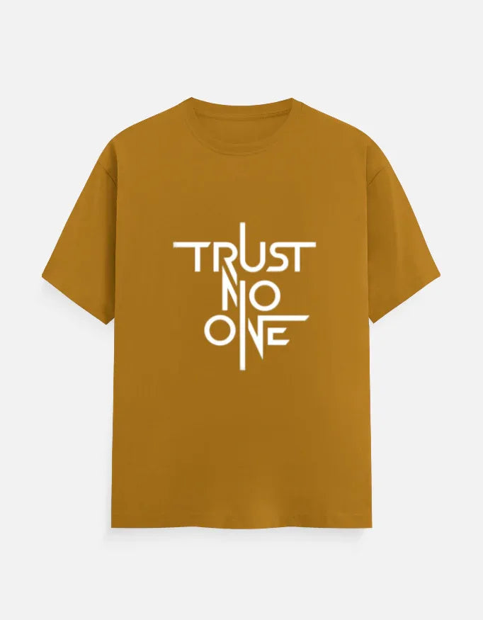 Trust No One Graphic Printed Men's T-Shirt | Premium Cotton - VIVA ENTERPRISES 