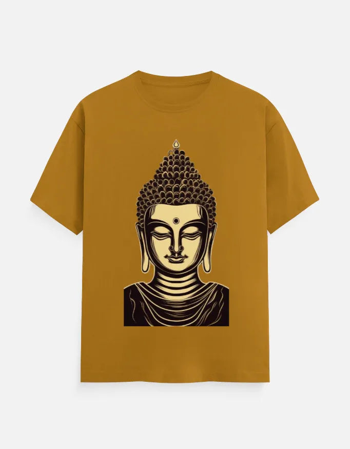 Lord Buddha Spiritual Graphic T-Shirt - VIVA ENTERPRISES 