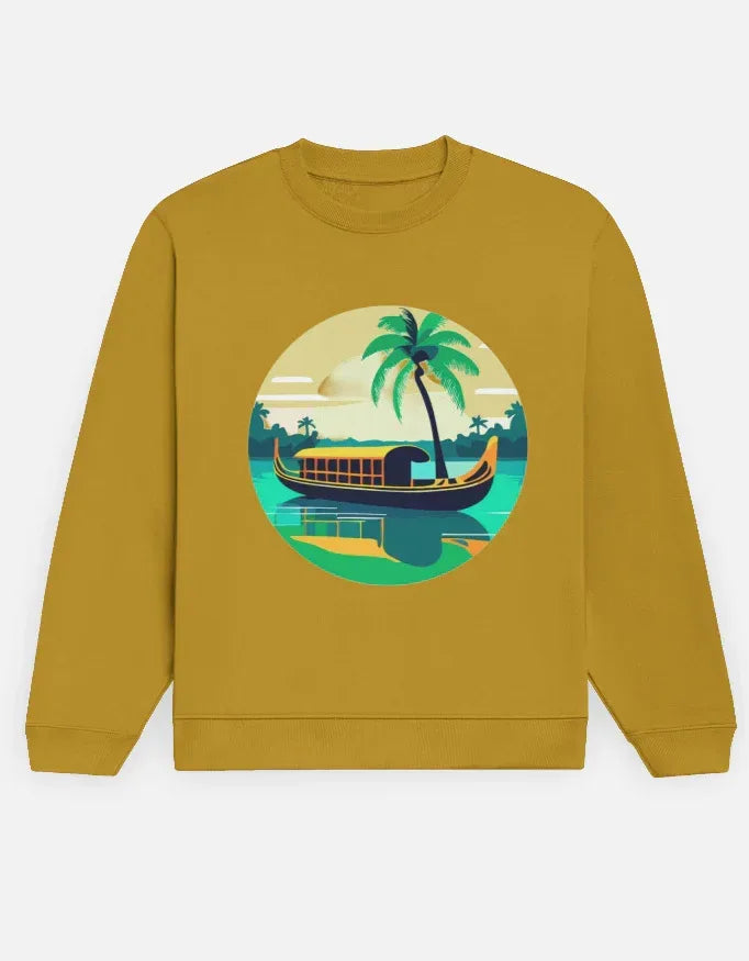 Kerala Backwaters Sweatshirt - VIVA ENTERPRISES 