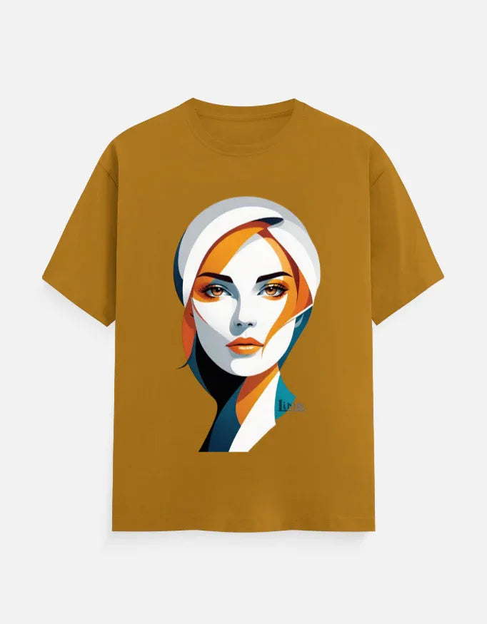 Modern Minimalist Woman Portrait Graphic T-Shir - VIVA ENTERPRISES 
