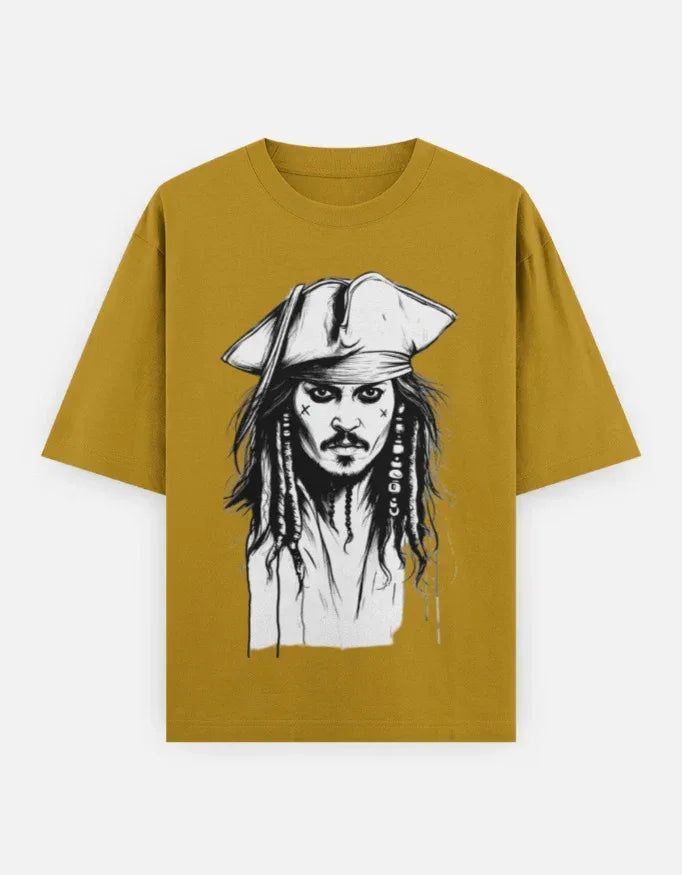 The Captain Jack Sparrow T-shirt T-Shirt - VIVA ENTERPRISES 