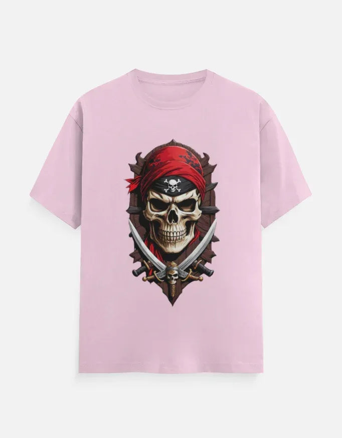Men’s Urban Pirate Skull Graphic T-Shirt - VIVA ENTERPRISES 