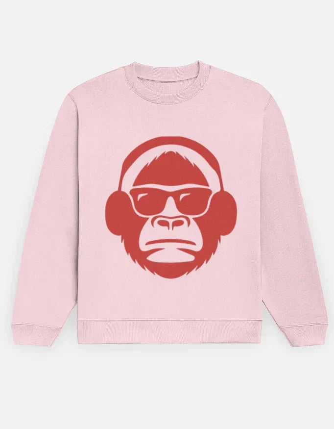 DJ Monkey Sweatshirt - VIVA ENTERPRISES 