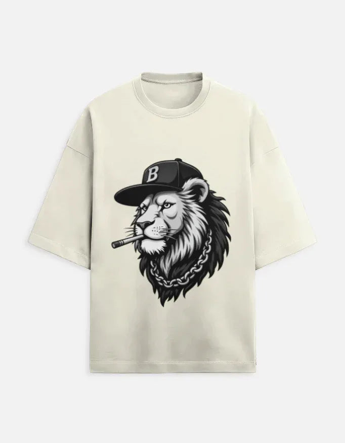 Urban Wildlife/Hip-Hop Culture Oversized Tee - VIVA ENTERPRISES 