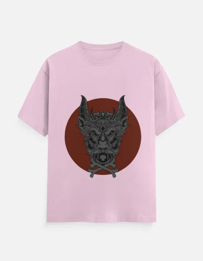 Japanese Hannya/Demon Mask Tee - VIVA ENTERPRISES 