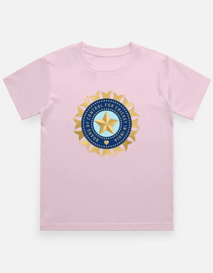 Official India Cricket Jersey Style T-Shirt Boy's Crew Neck T-Shirt - VIVA ENTERPRISES 