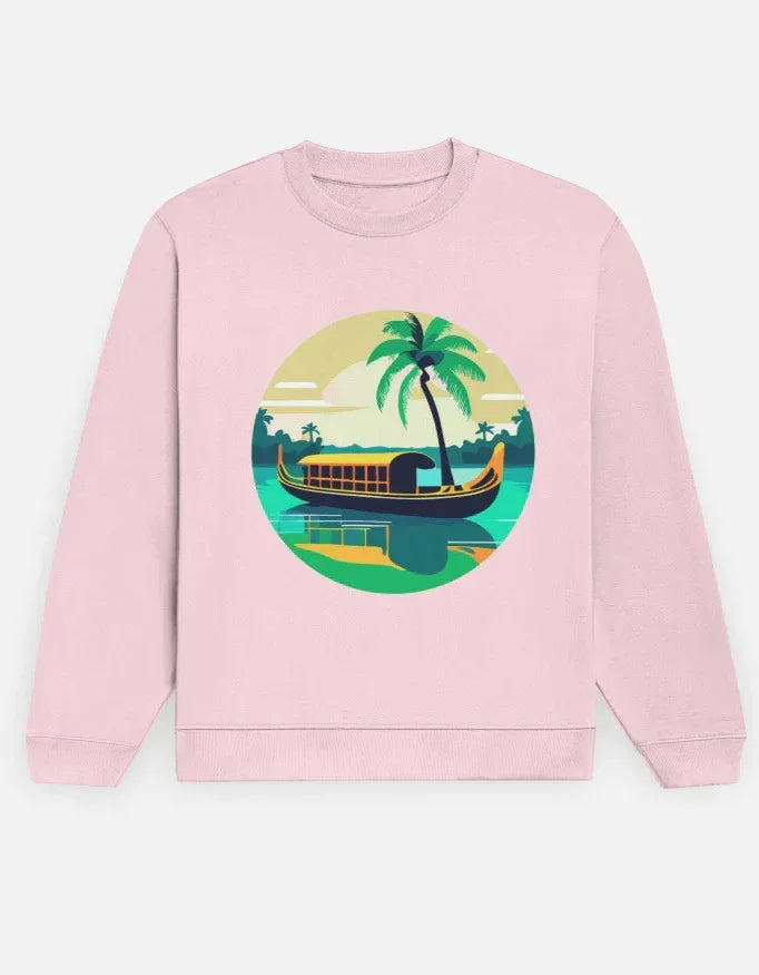 Kerala Backwaters Sweatshirt - VIVA ENTERPRISES 
